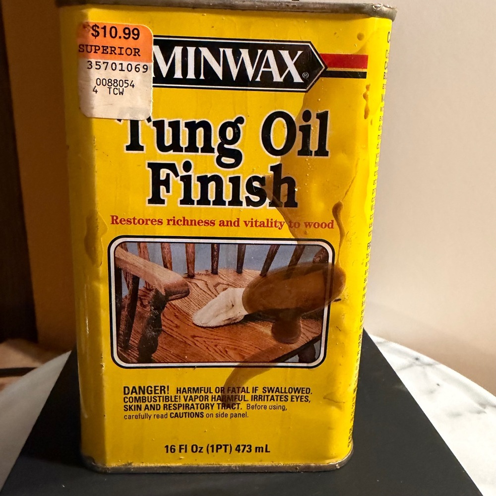 Minwax Tung Oil Finish 16 Fl Oz 1 Pint Interior Wood Restorer Protective Coating